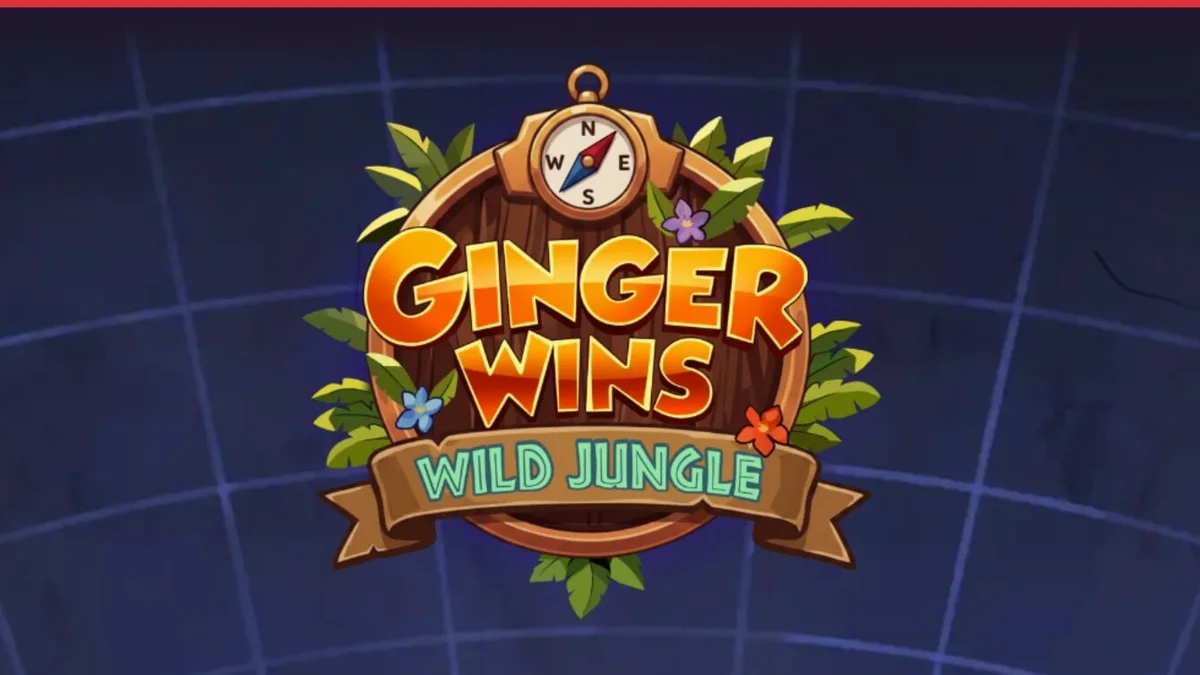 Tampilan visual slot Ginger Wins Wild Jungle dengan latar belakang hutan tropis yang eksotis.